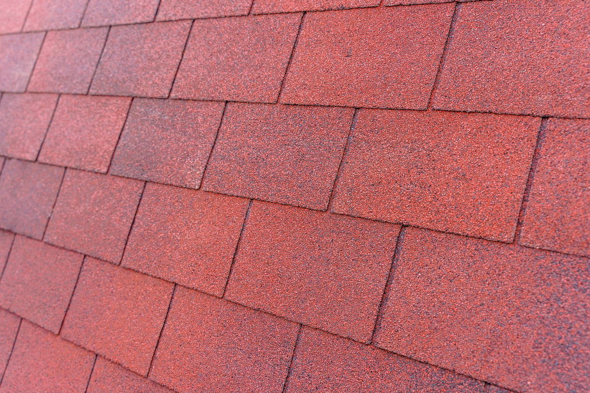 Close-up of roof surface restoration texture